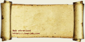 Jovana Šerović vizit kartica